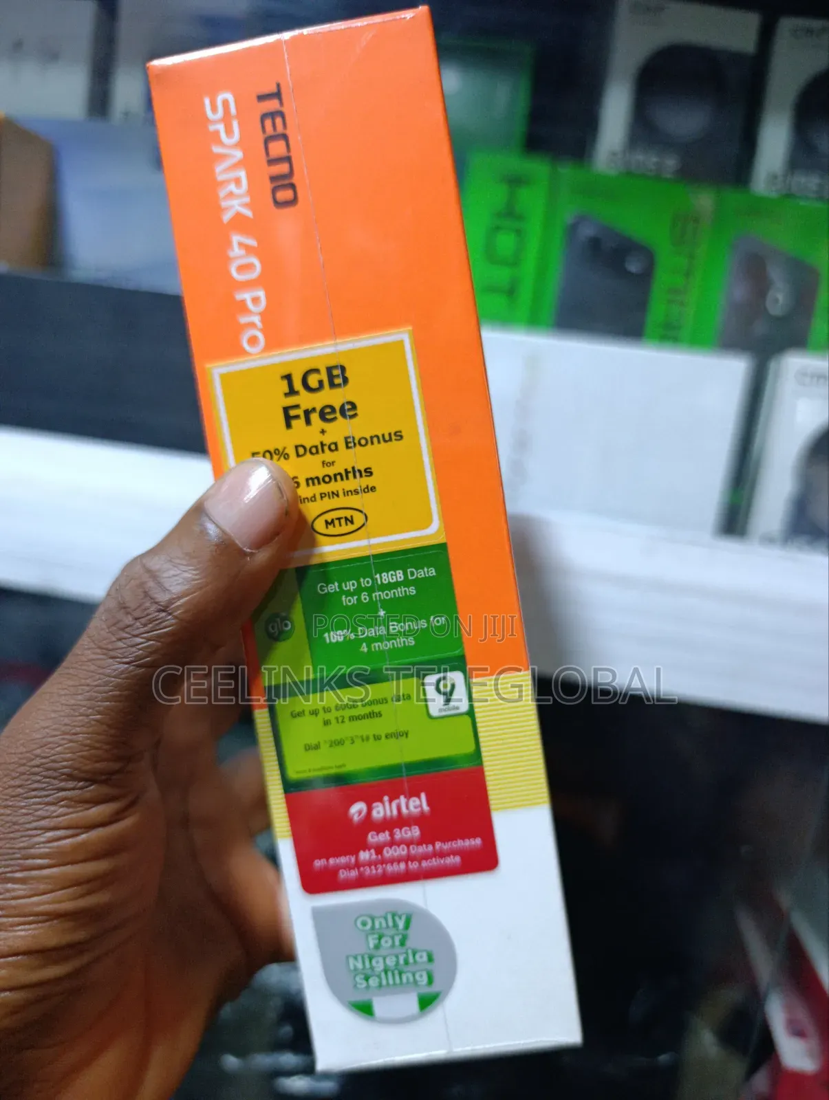 New Tecno Spark 40 128 GB Blue