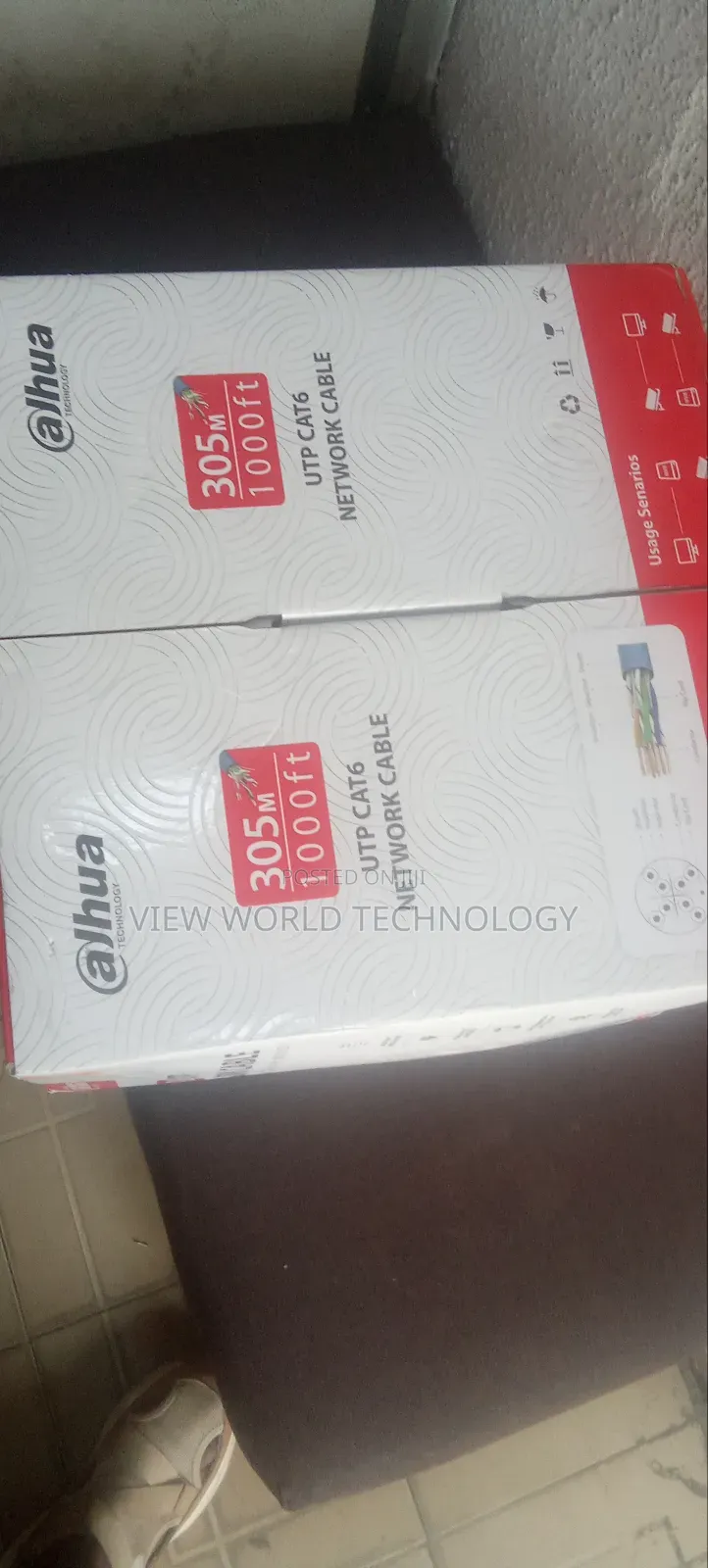 Dahua Cat 6 Utp Network Cable Pure Copper 305m