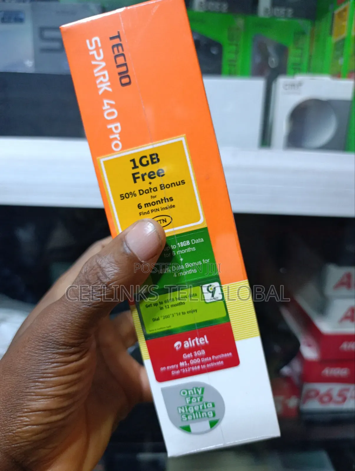 New Tecno Spark 40 128 GB Orange