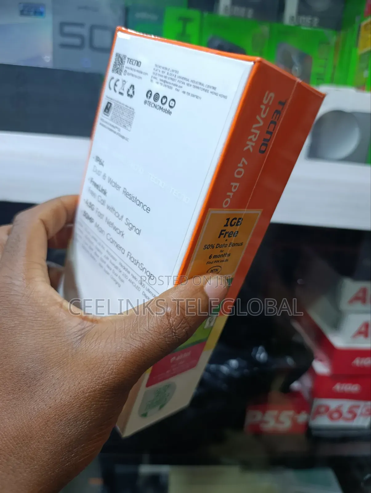 New Tecno Spark 40 128 GB Orange