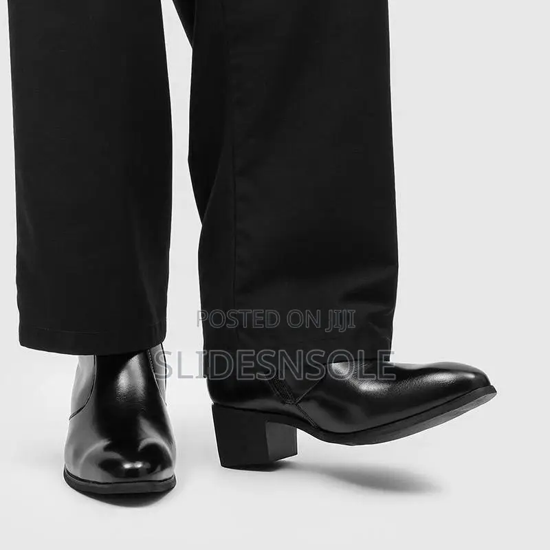 Luxury Heeled Leather Ankle Boot