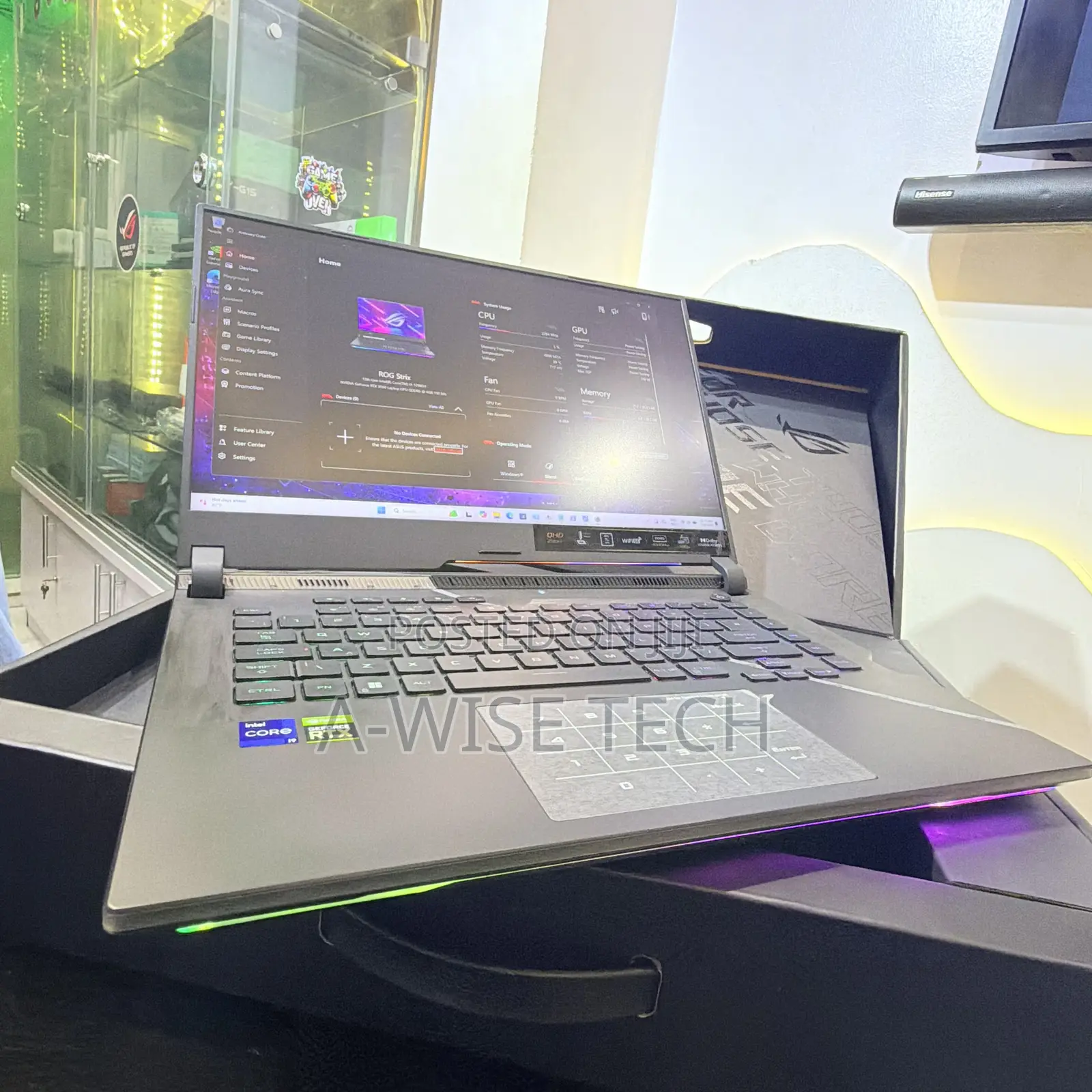 Laptop Asus ROG Strix SCAR 15 8GB Intel Core i9 SSD 1T