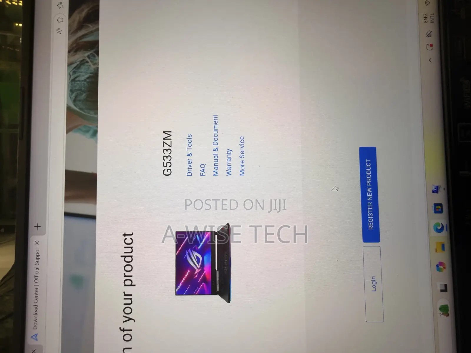 Laptop Asus ROG Strix SCAR 15 8GB Intel Core i9 SSD 1T