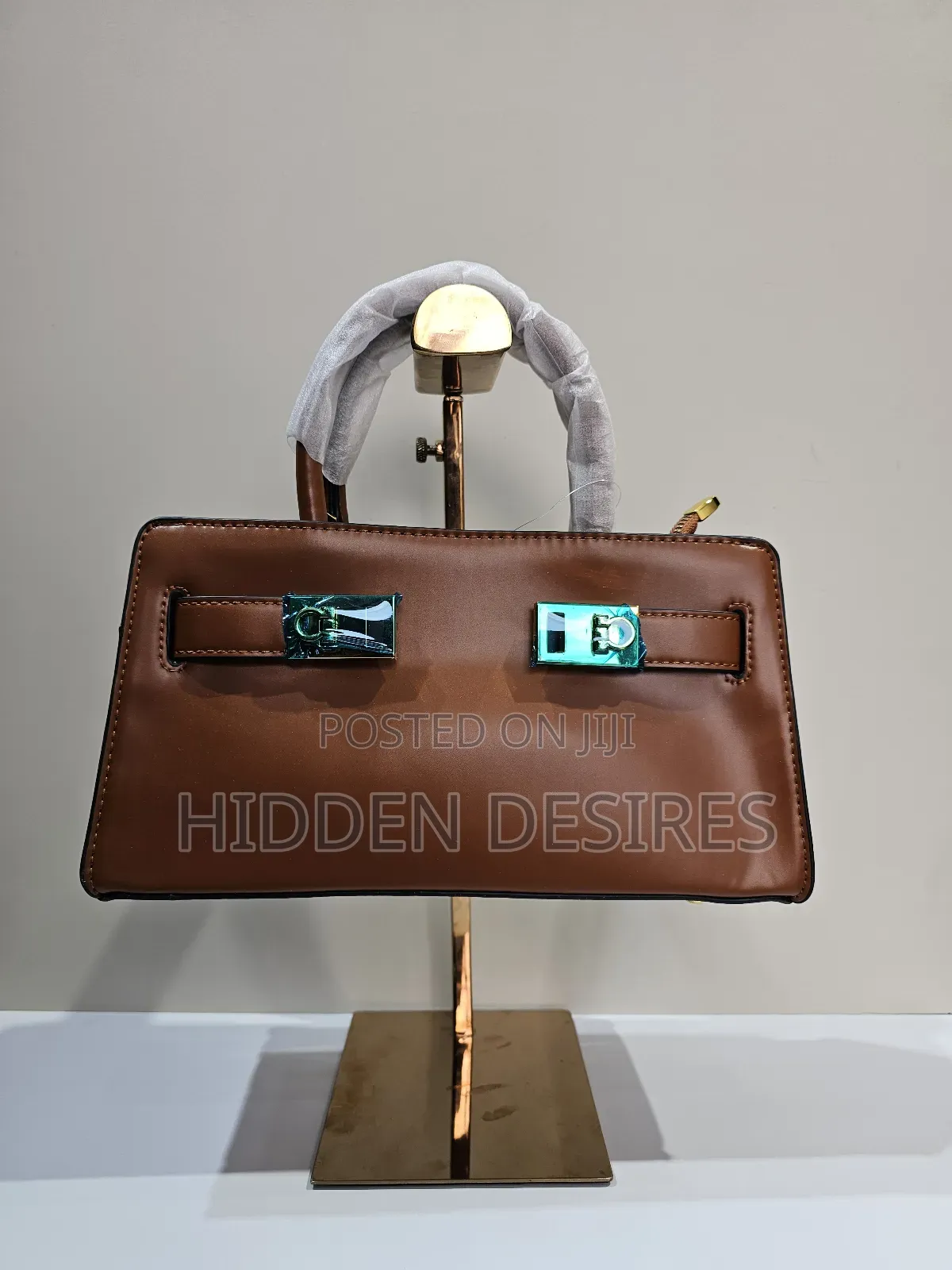 Quality Leather Bag - Midi Brown