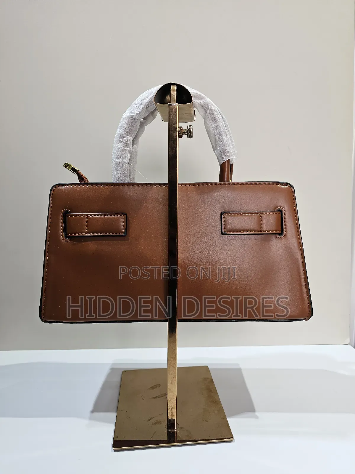 Quality Leather Bag - Midi Brown