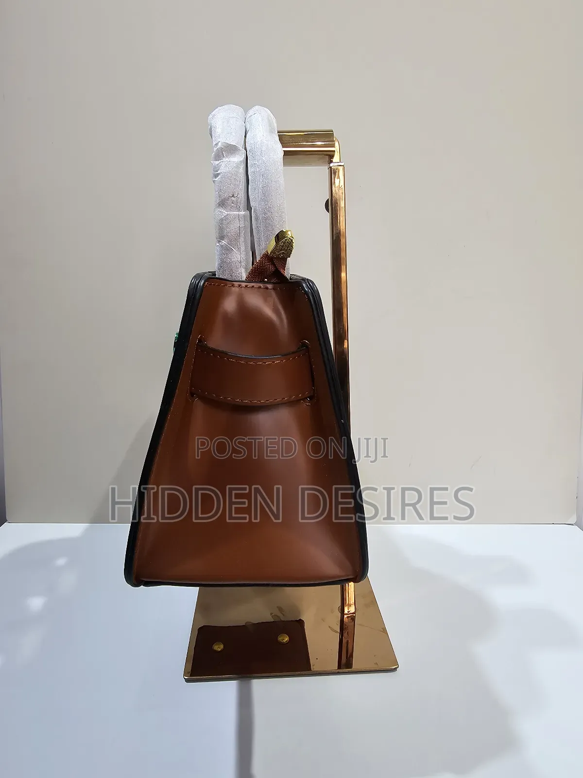 Quality Leather Bag - Midi Brown