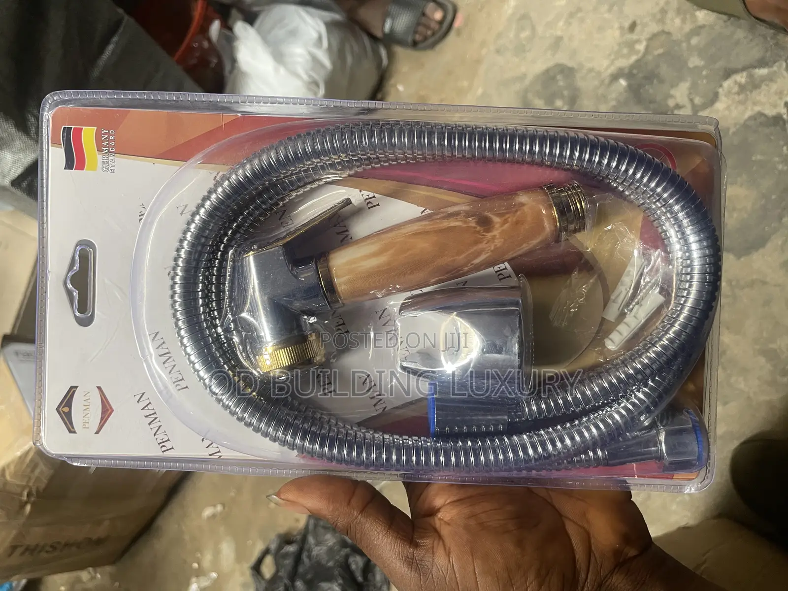 Penman Branded Handheld Bidet Wooden Sprayer Set,