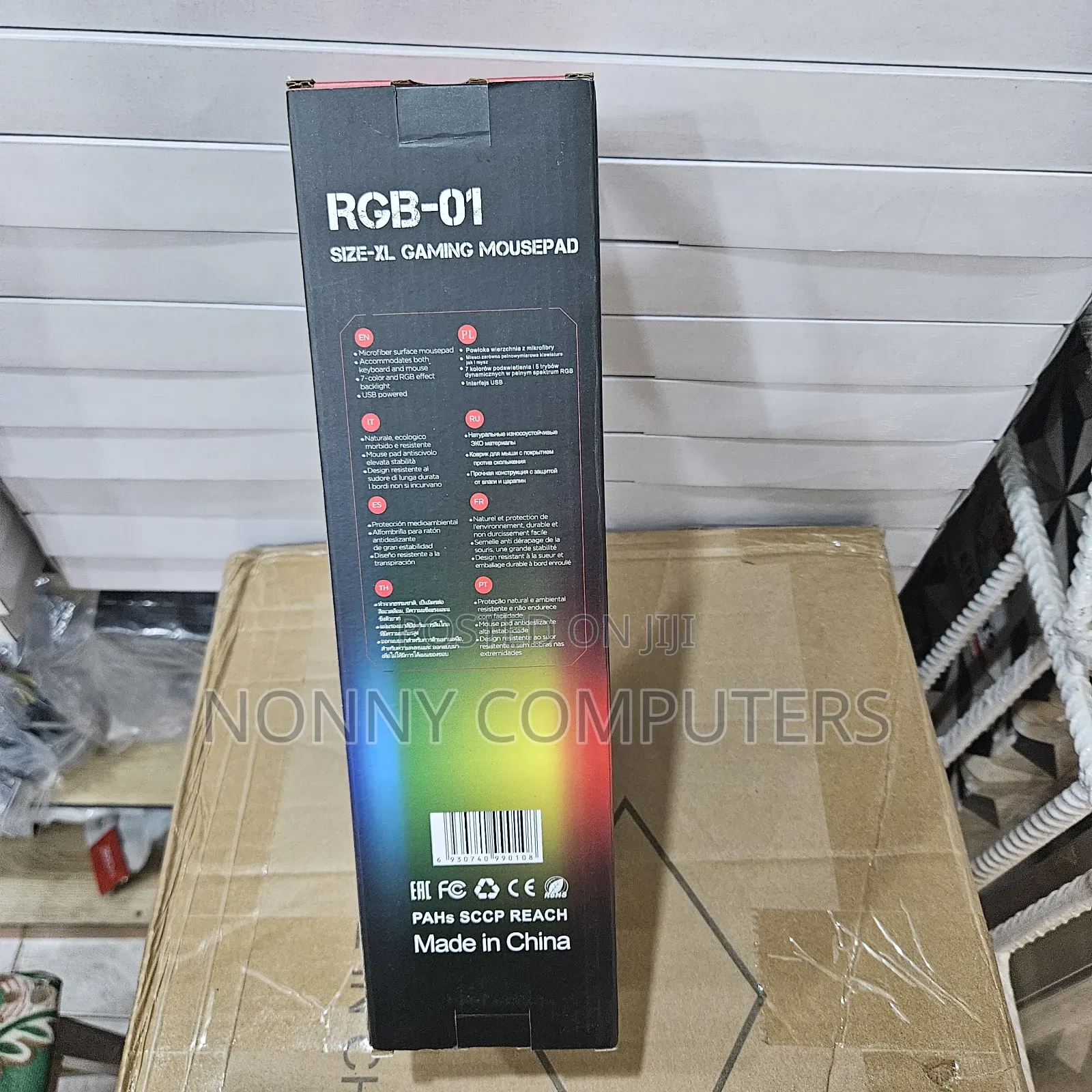 RGB Xl Gaming Mouse Pad Led Light 800x300 Anti-Slip Mat
