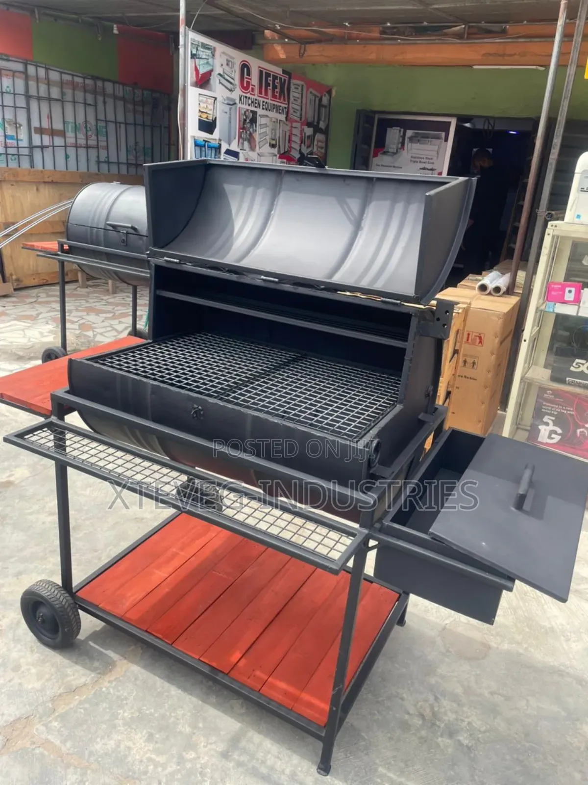 Commercial Charcoal Barbecue Grill Machine