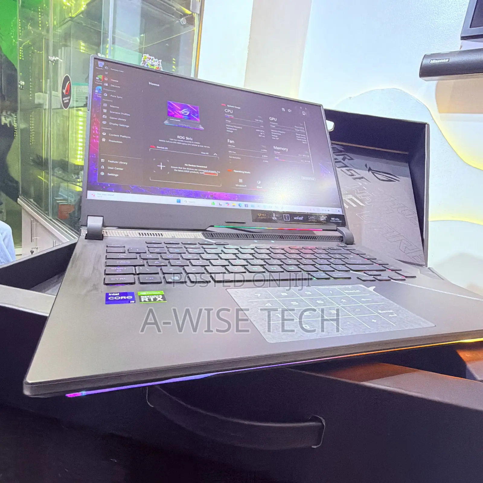 Laptop Asus ROG Strix SCAR 15 16GB Intel Core i9 SSD 1T