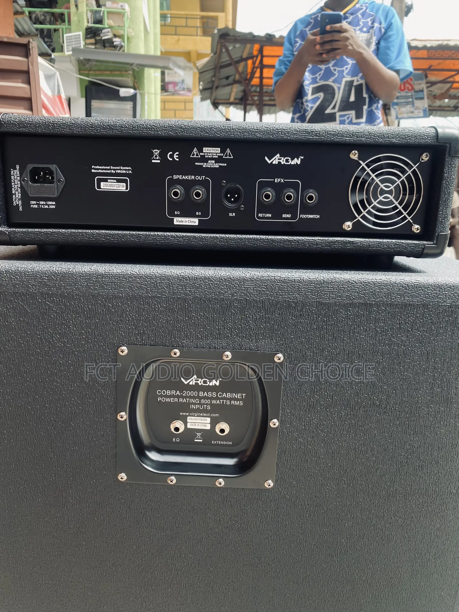 Virgin Sound Bass Combo 4in1 Cobra 2000 With Separate Amp