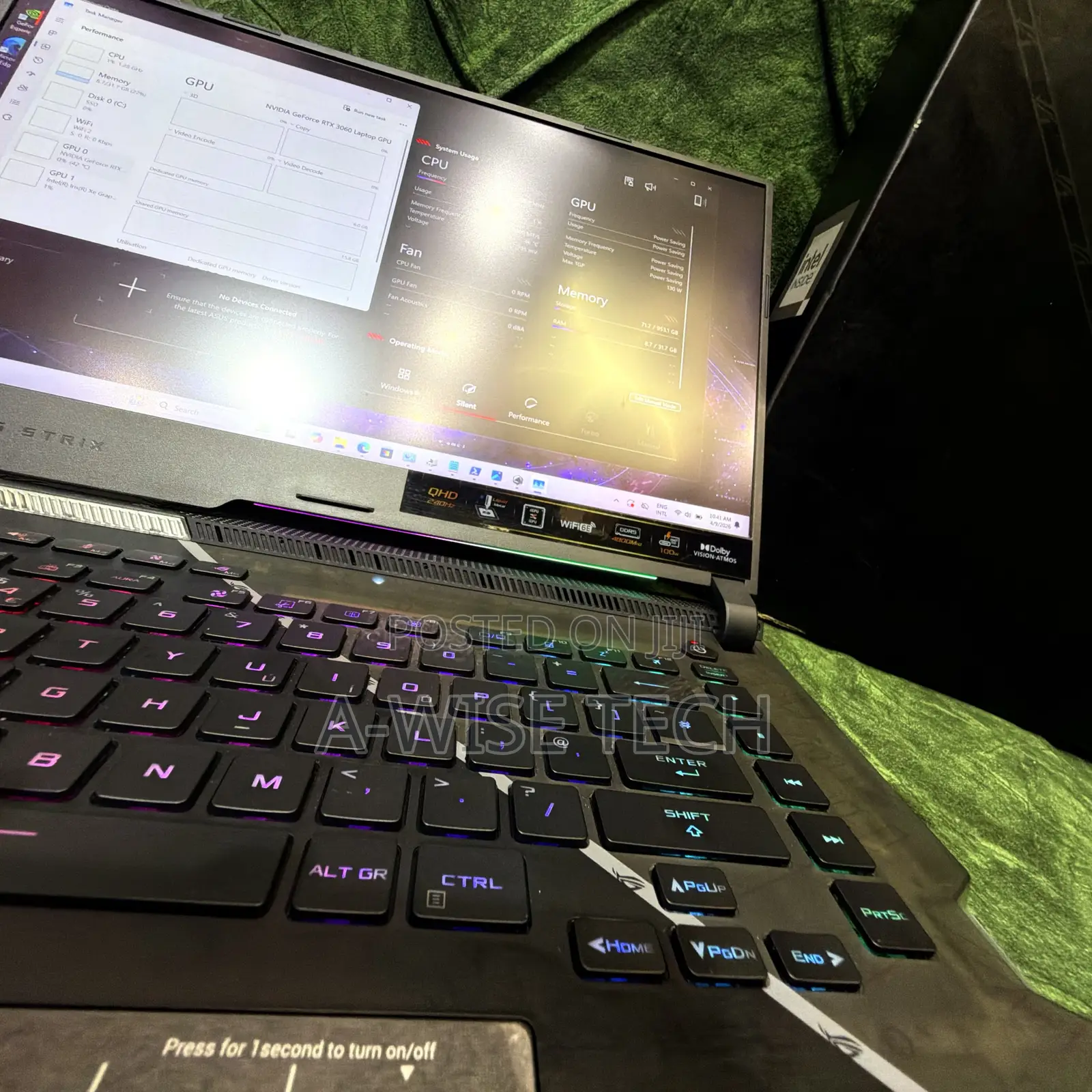 Laptop Asus ROG Strix SCAR 15 16GB Intel Core i9 SSD 1T