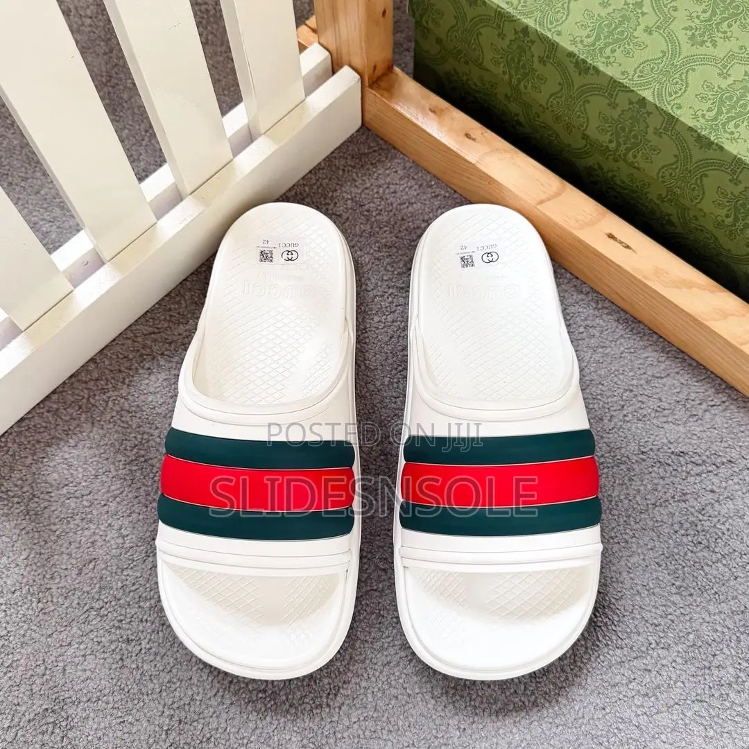 Gucci Web-Detailed Pool Slides