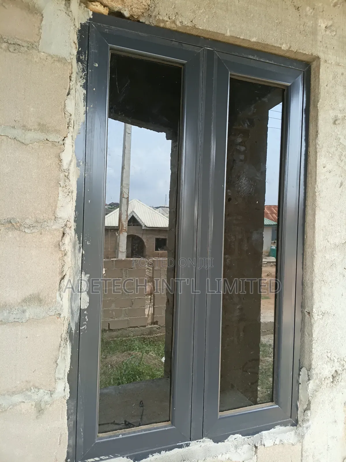 Aluminium Casement Window With Net and Burglary
