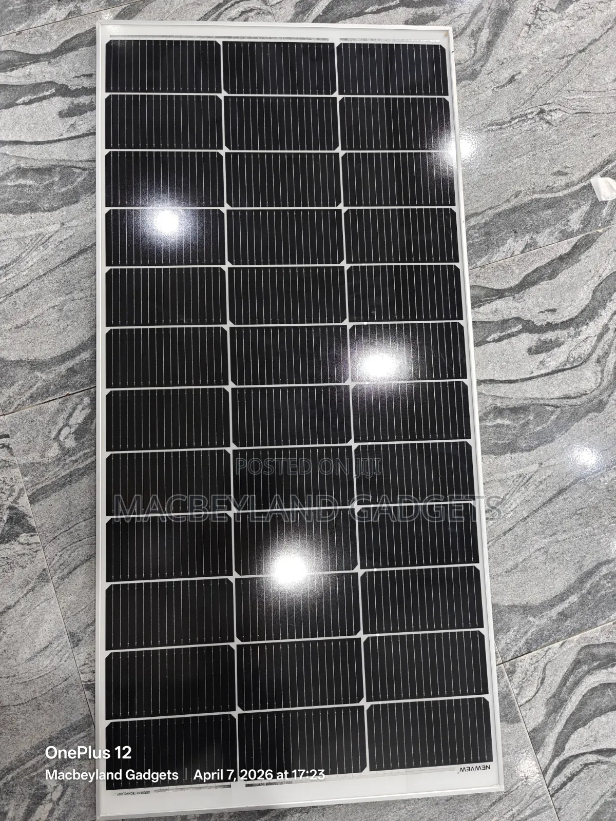 100 Watts Solar Panel for Itel Power Go Power Station.