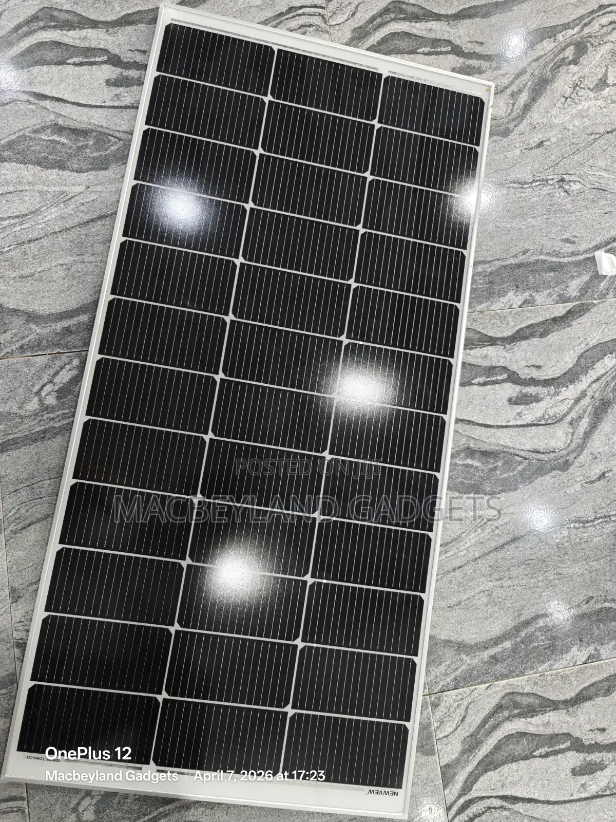 100 Watts Solar Panel for Itel Power Go Power Station.