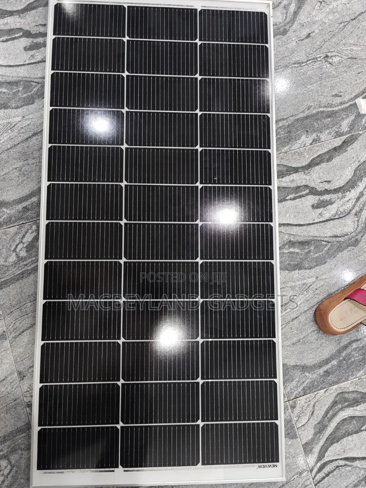 100 Watts Solar Panel for Itel Power Go Power Station.