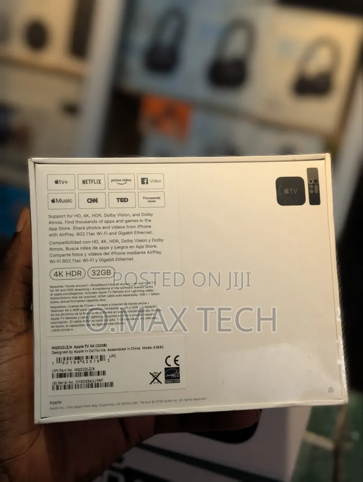 Apple Tv 32gb (Mqd22lz/A) 5th-Generation Streaming Device