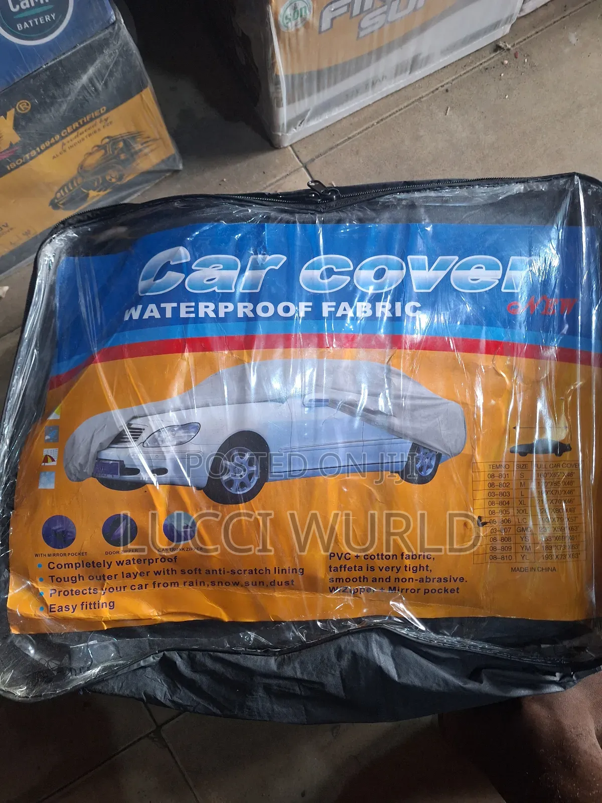 Car Cover Leather