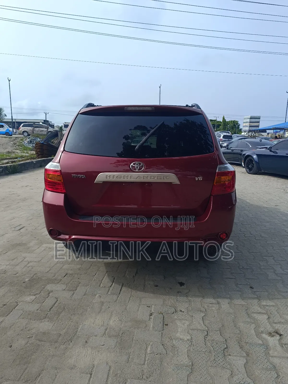 Toyota Highlander Sport 2008 Red
