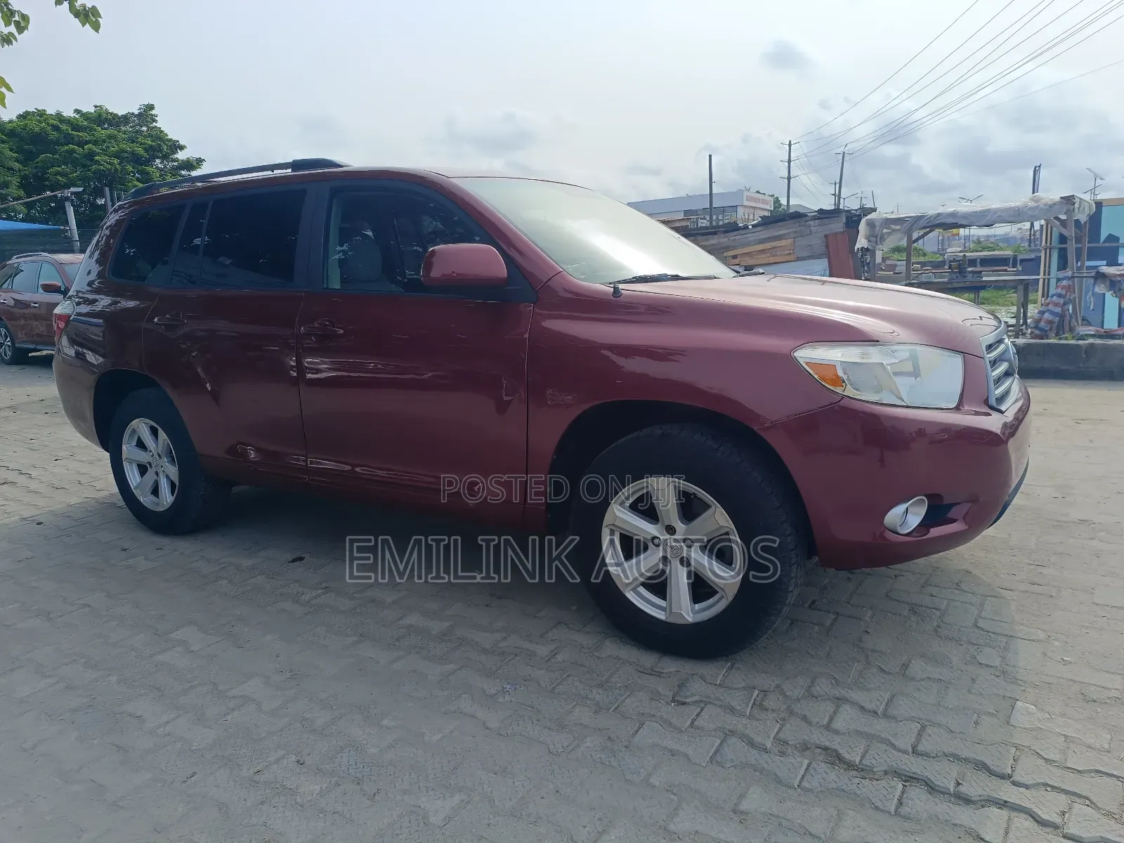 Toyota Highlander Sport 2008 Red