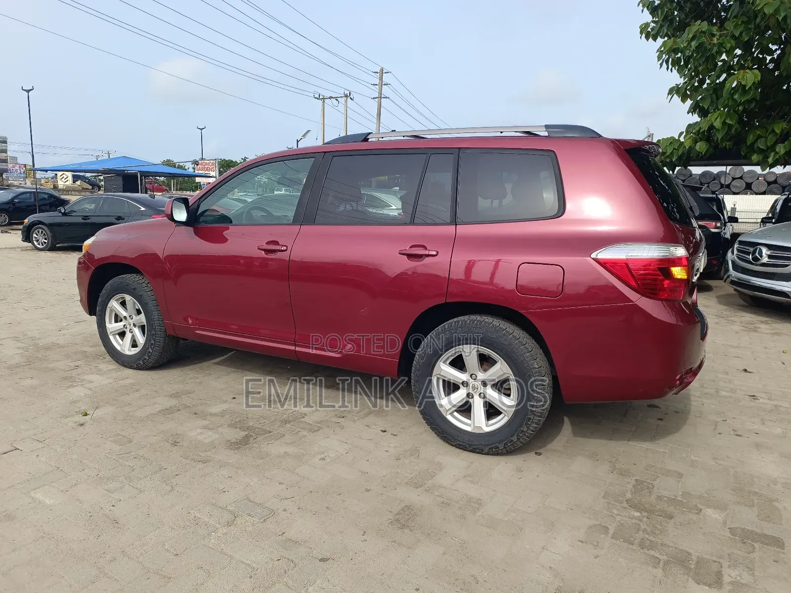 Toyota Highlander Sport 2008 Red
