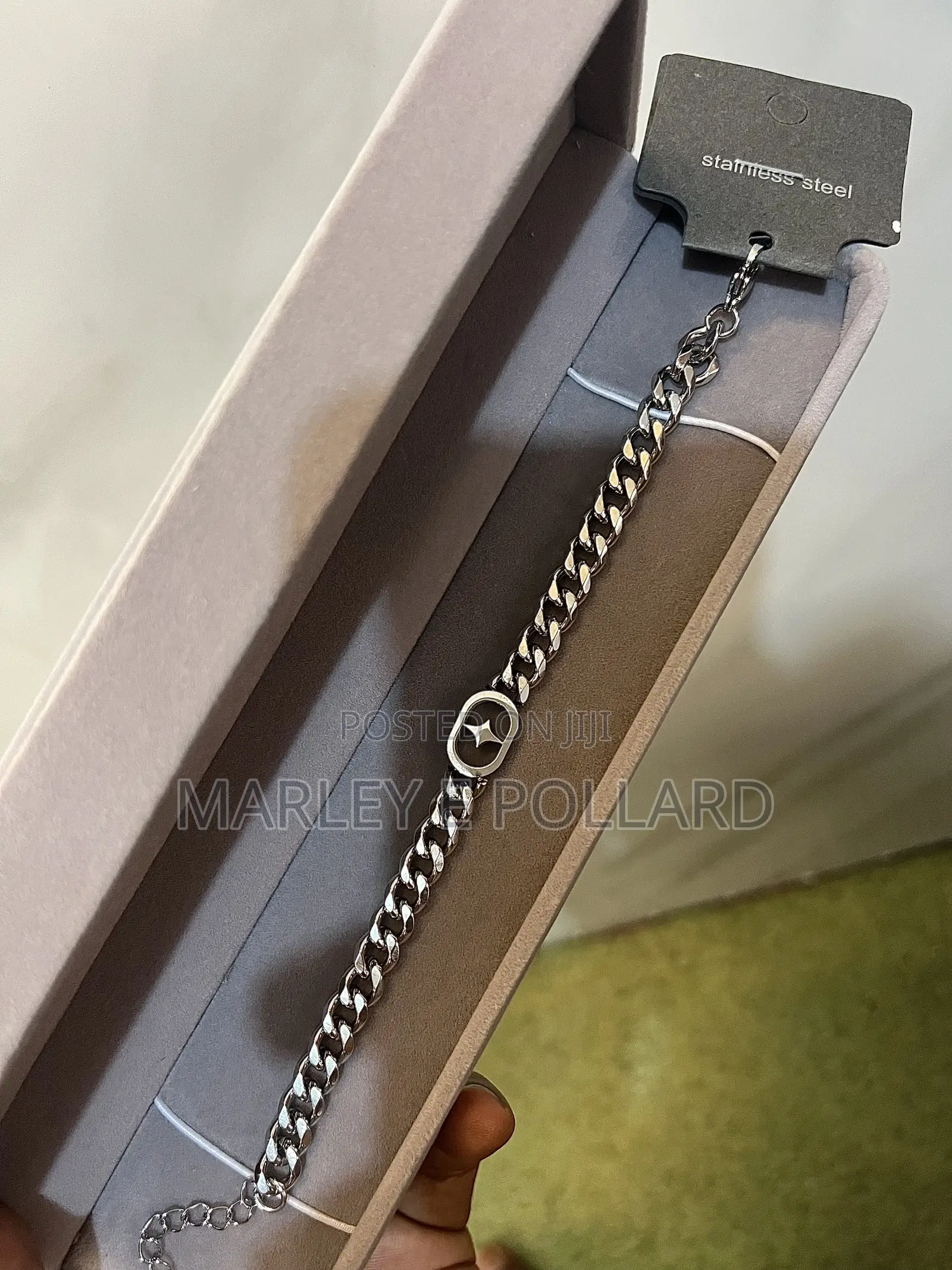 304l No Rust Steel Chrome Hearts Silver Rope Bracelet