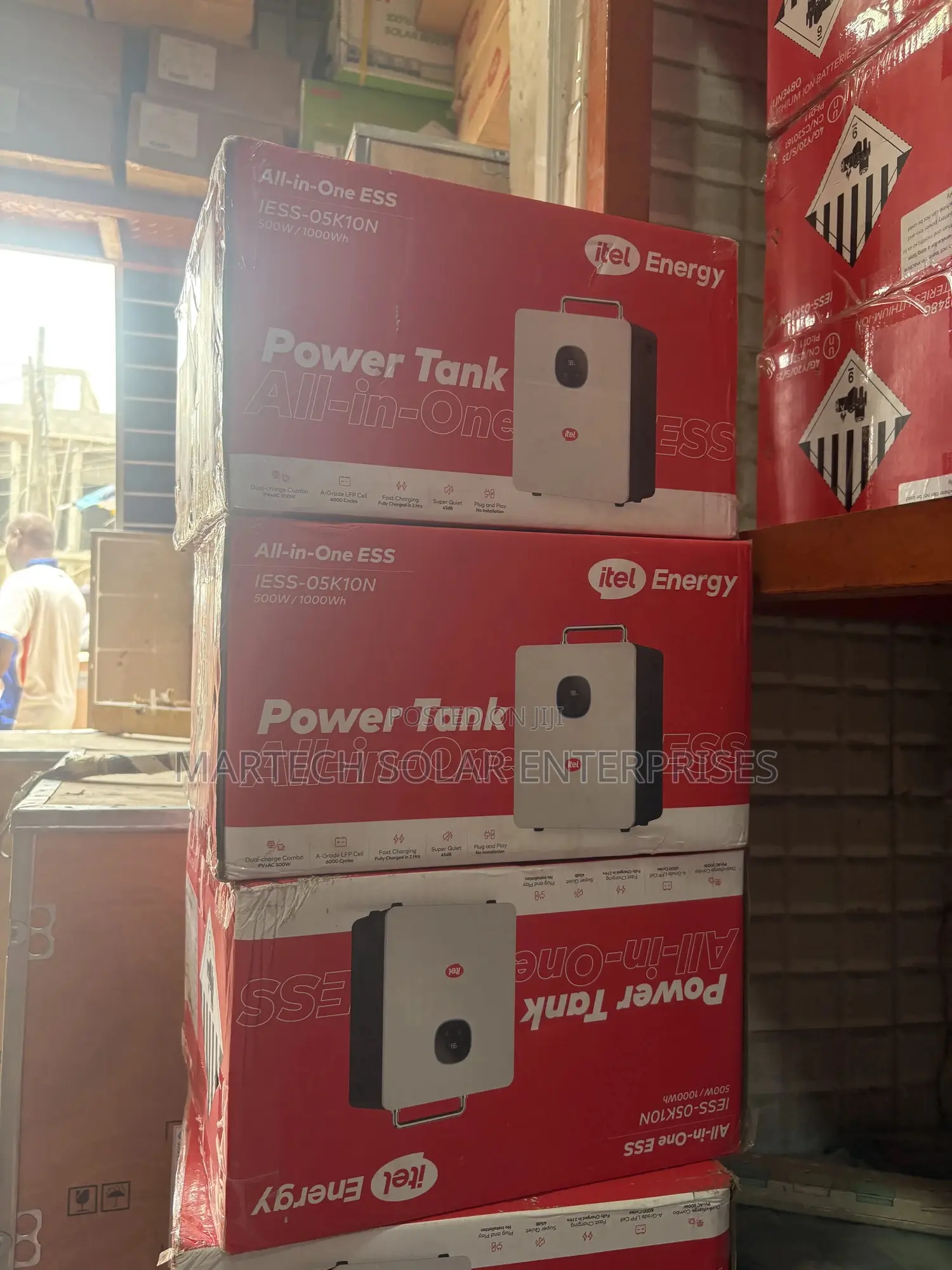 All in One Itel Solar Power Tank 1kwh/500w