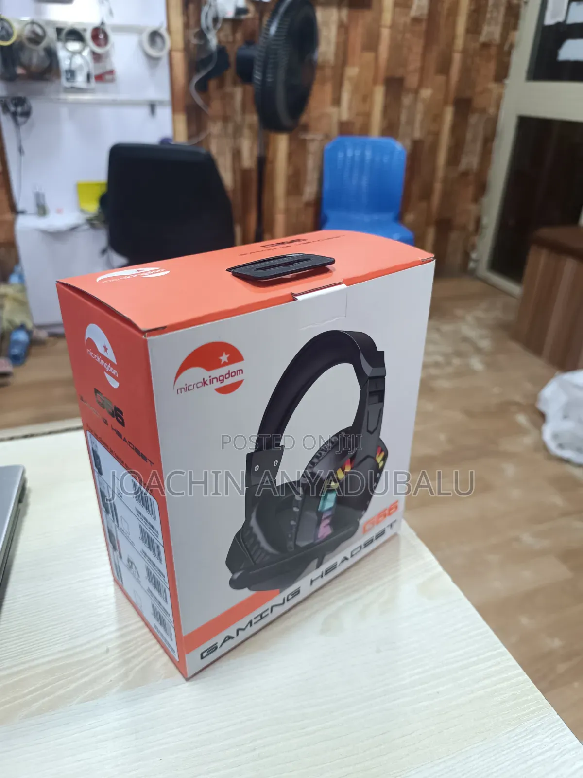 Microkingdom Gaming Headset G66 Audio Jack for Sound Usb Lighting