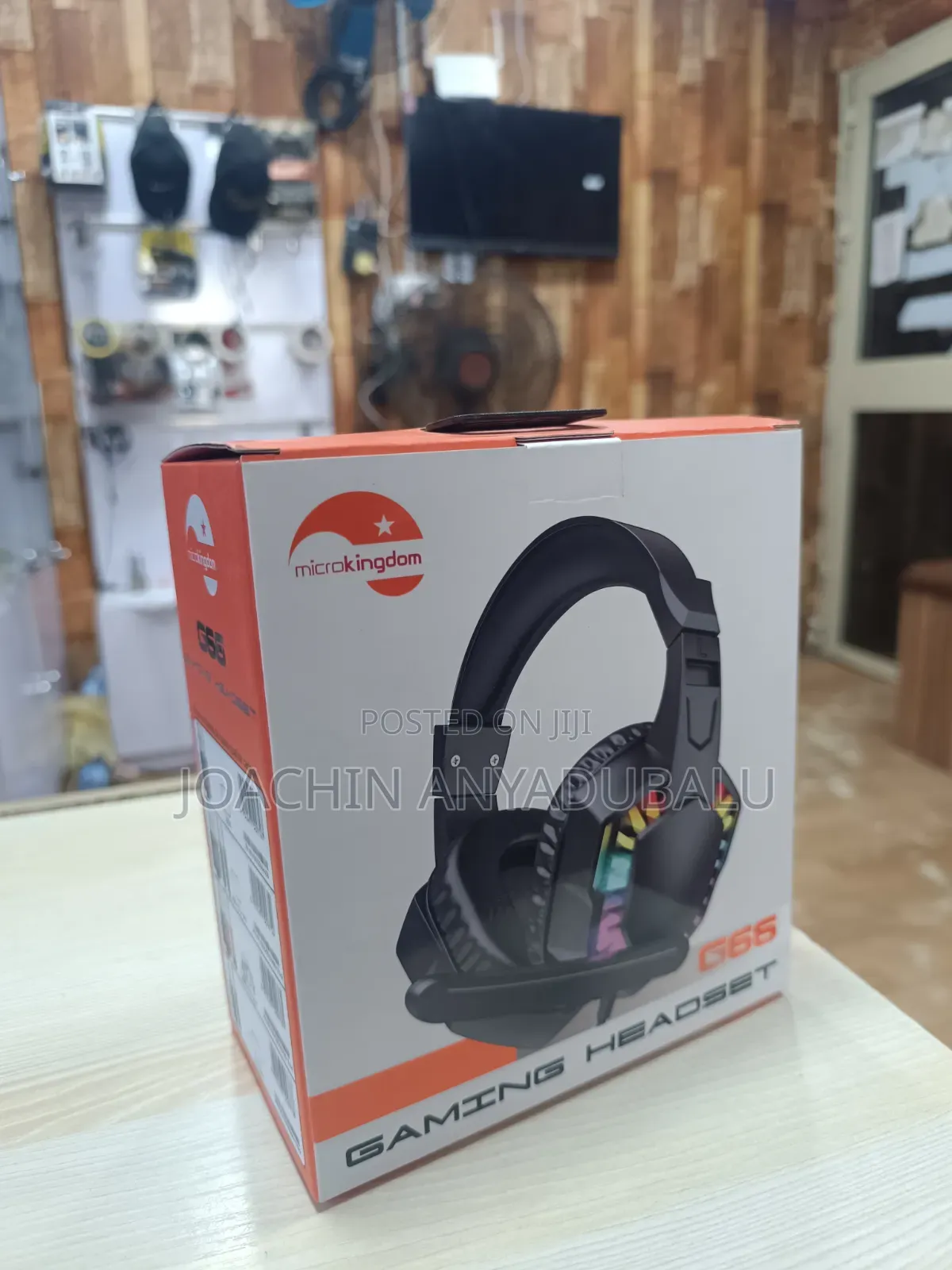 Microkingdom Gaming Headset G66 Audio Jack for Sound Usb Lighting