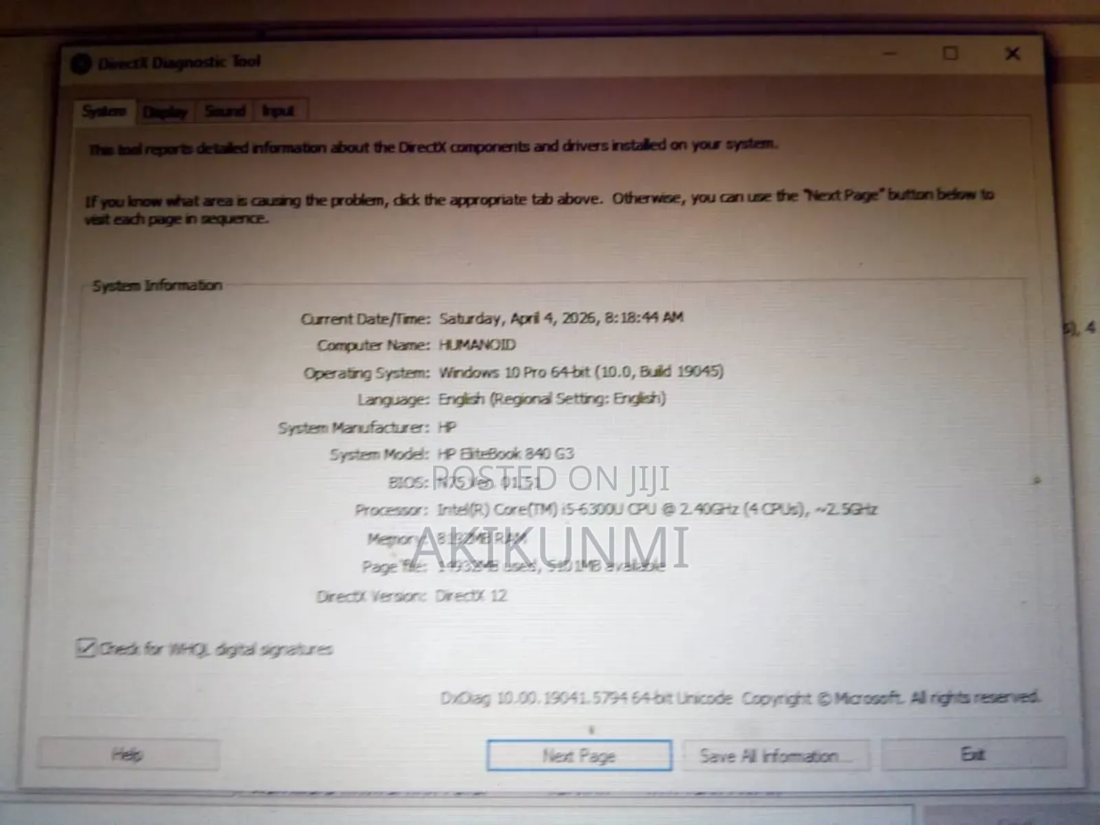 Laptop HP EliteBook 840 G3 8GB Intel Core i5 SSD 256GB