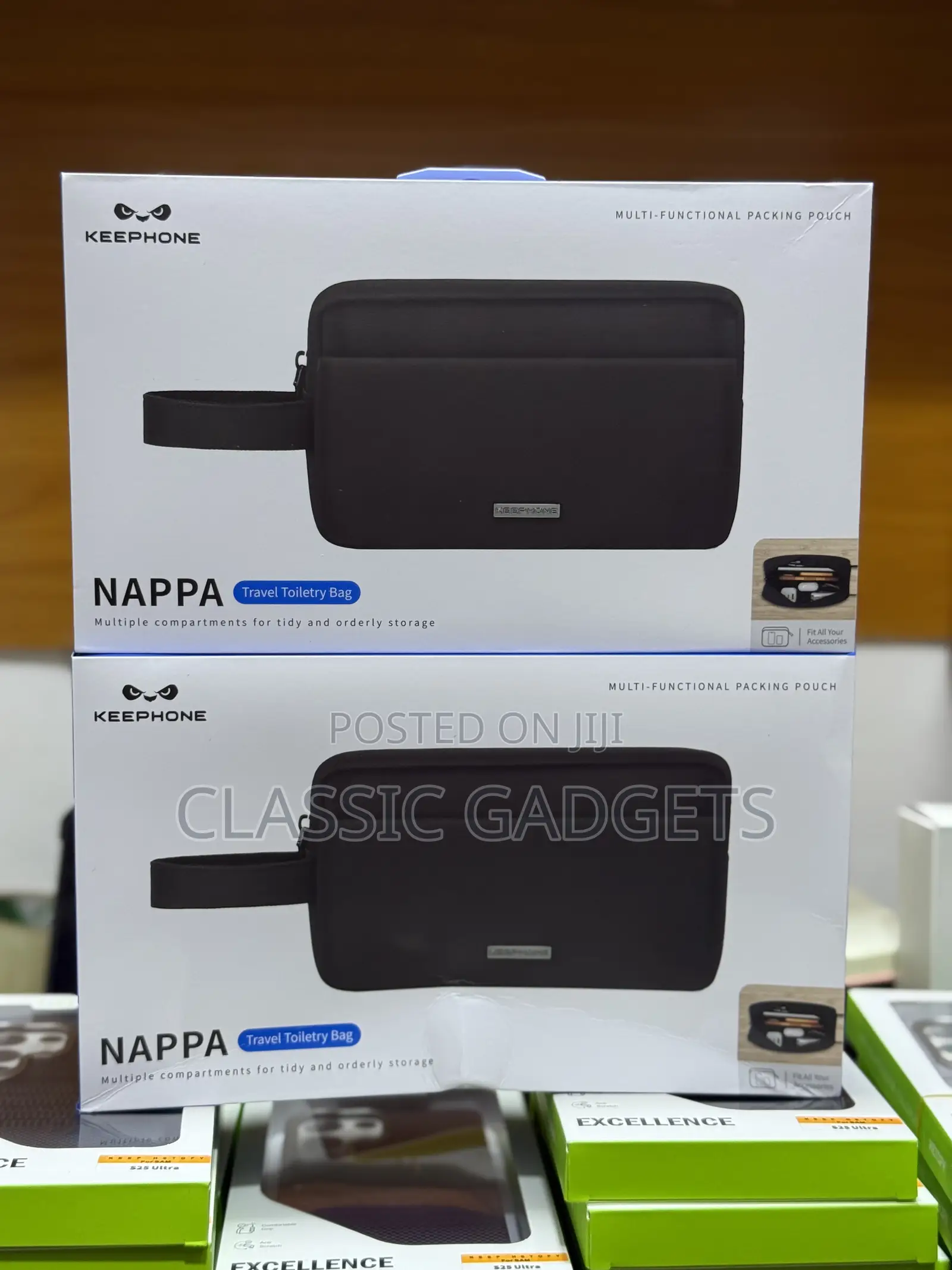 Keephone Nappa Travel Toiletry Multifunctional Storage Hand Bag