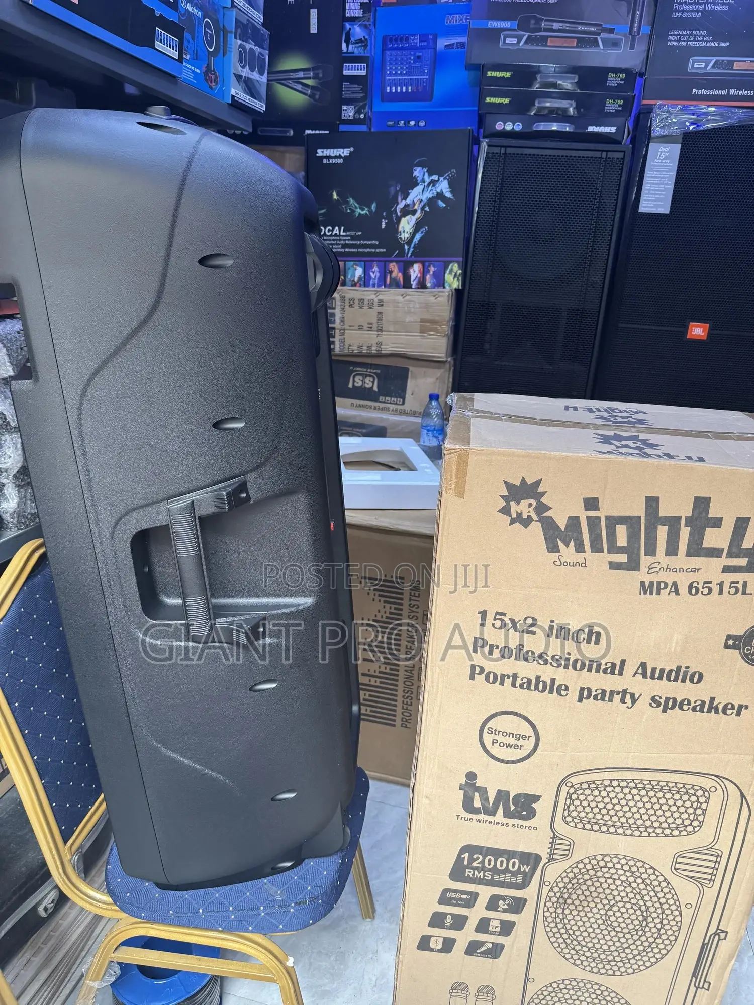 Mighty Pro Audio Mpa6515 Double 15 Inches Public Adress System