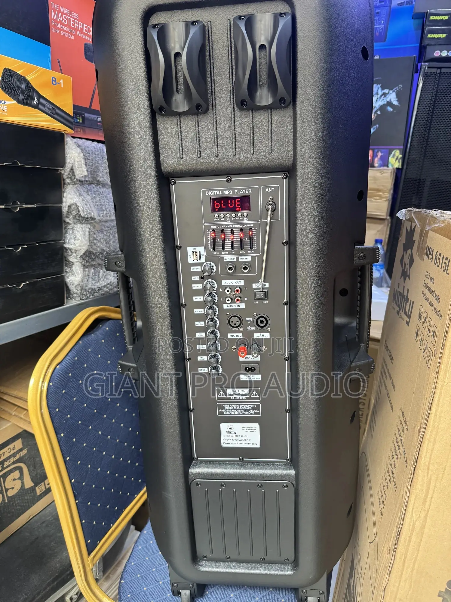 Mighty Pro Audio Mpa6515 Double 15 Inches Public Adress System