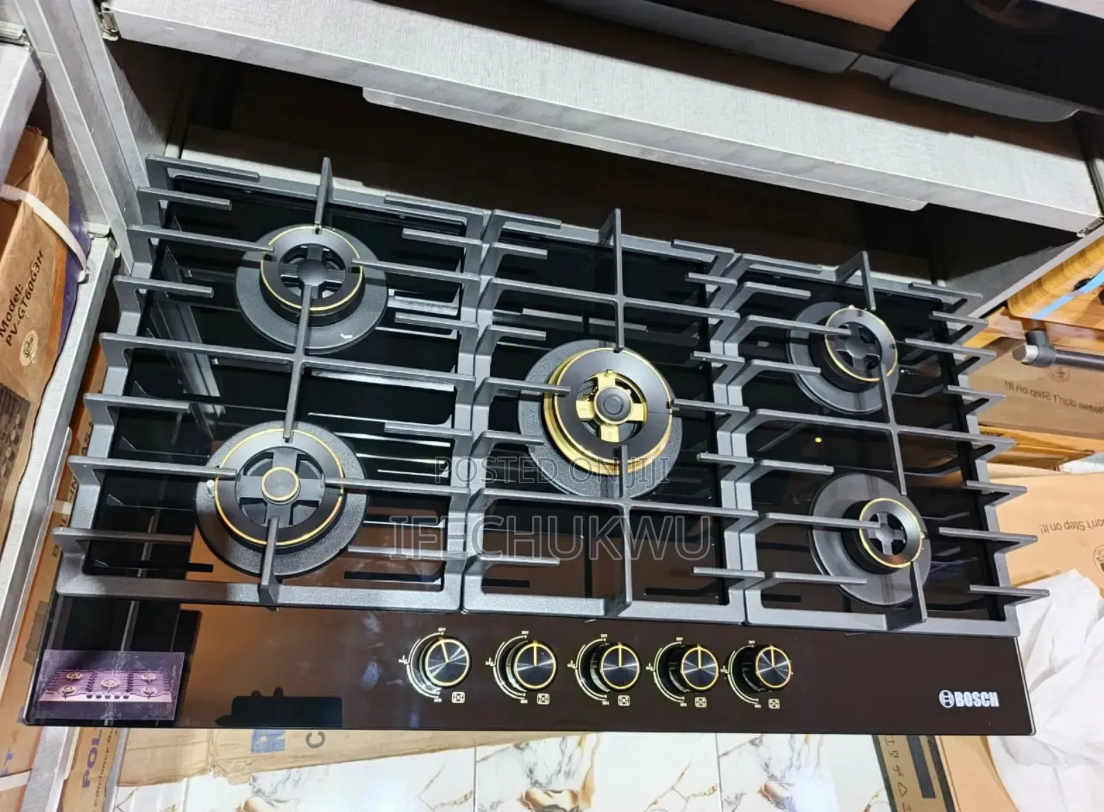 Original Bosch 90cm Built-in Premium Quality Luxury 5 Burners Gas Hob