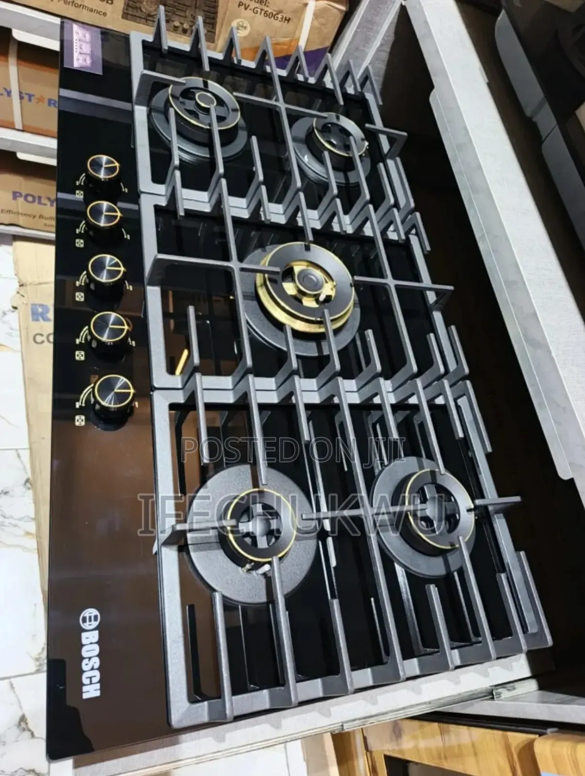 Original Bosch 90cm Built-in Premium Quality Luxury 5 Burners Gas Hob