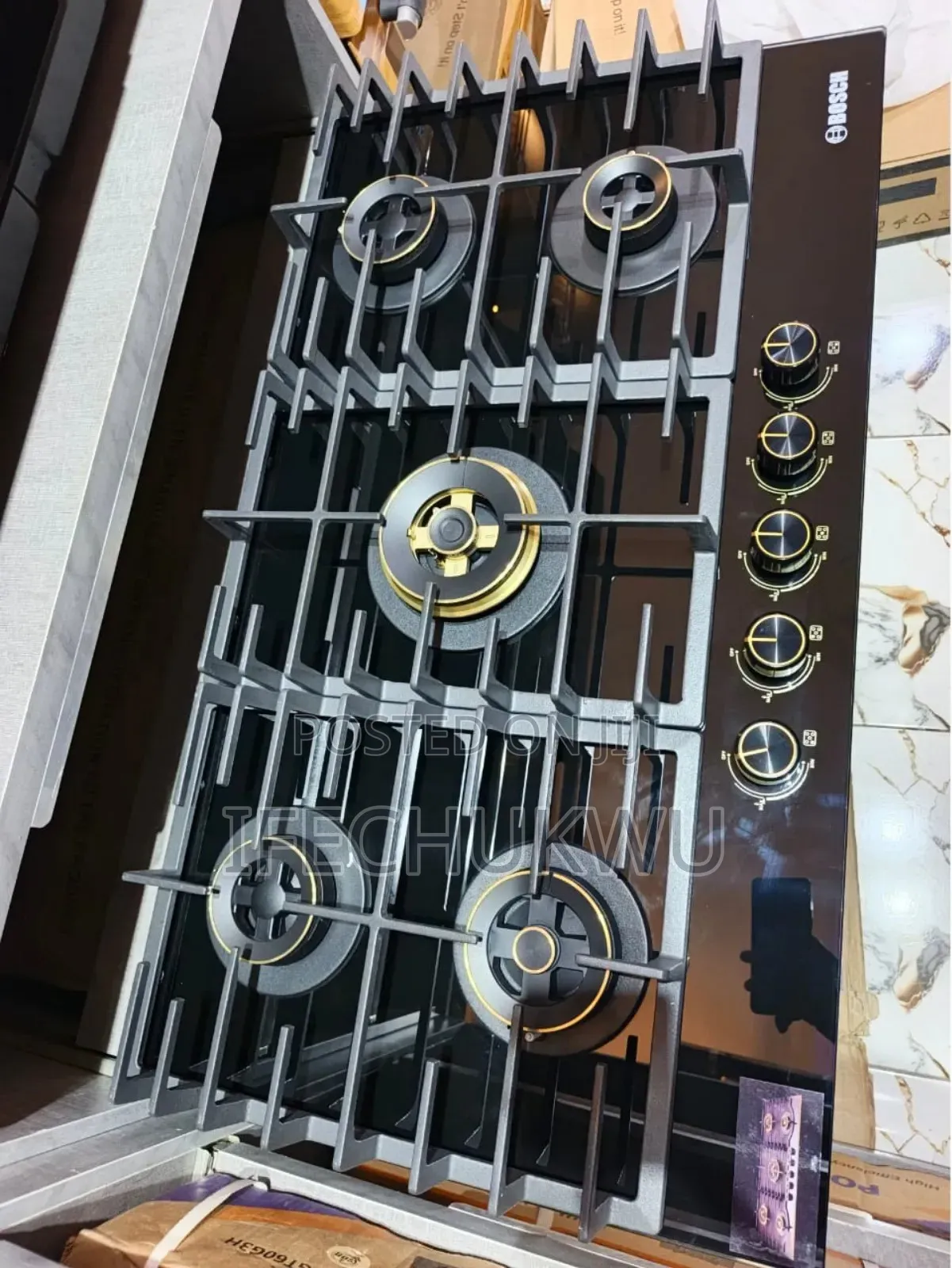 Original High Quality Bosch Built-in Premium Luxury 5 Burners Gas Hob