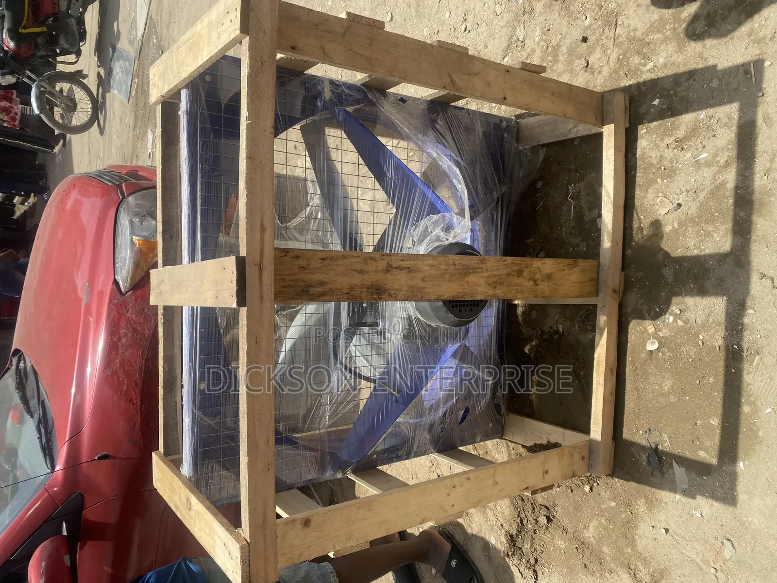 Extractor Fan Coupled With Electric Motor