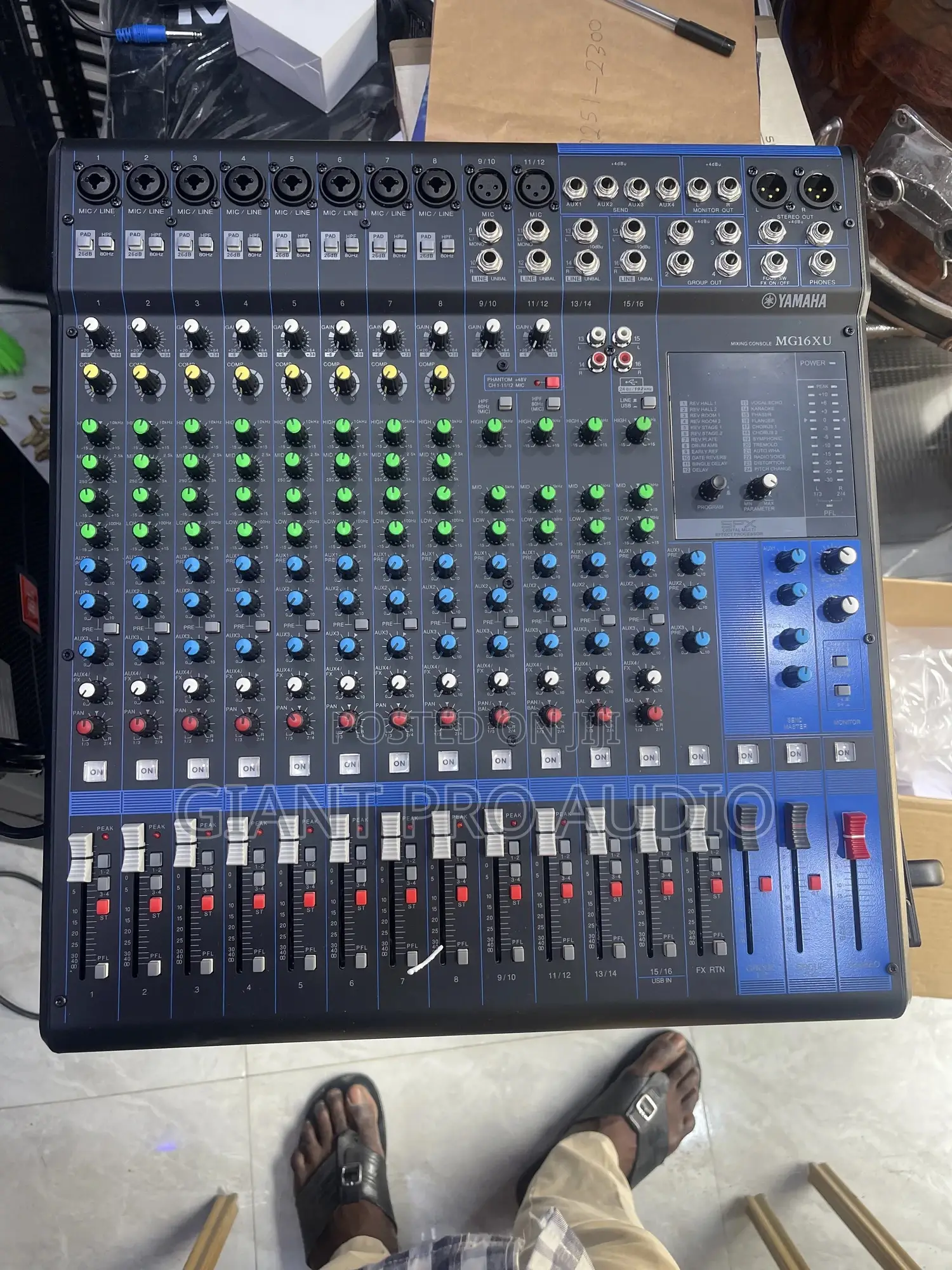 Yamaha Mg16xu 16 Channel Mixer