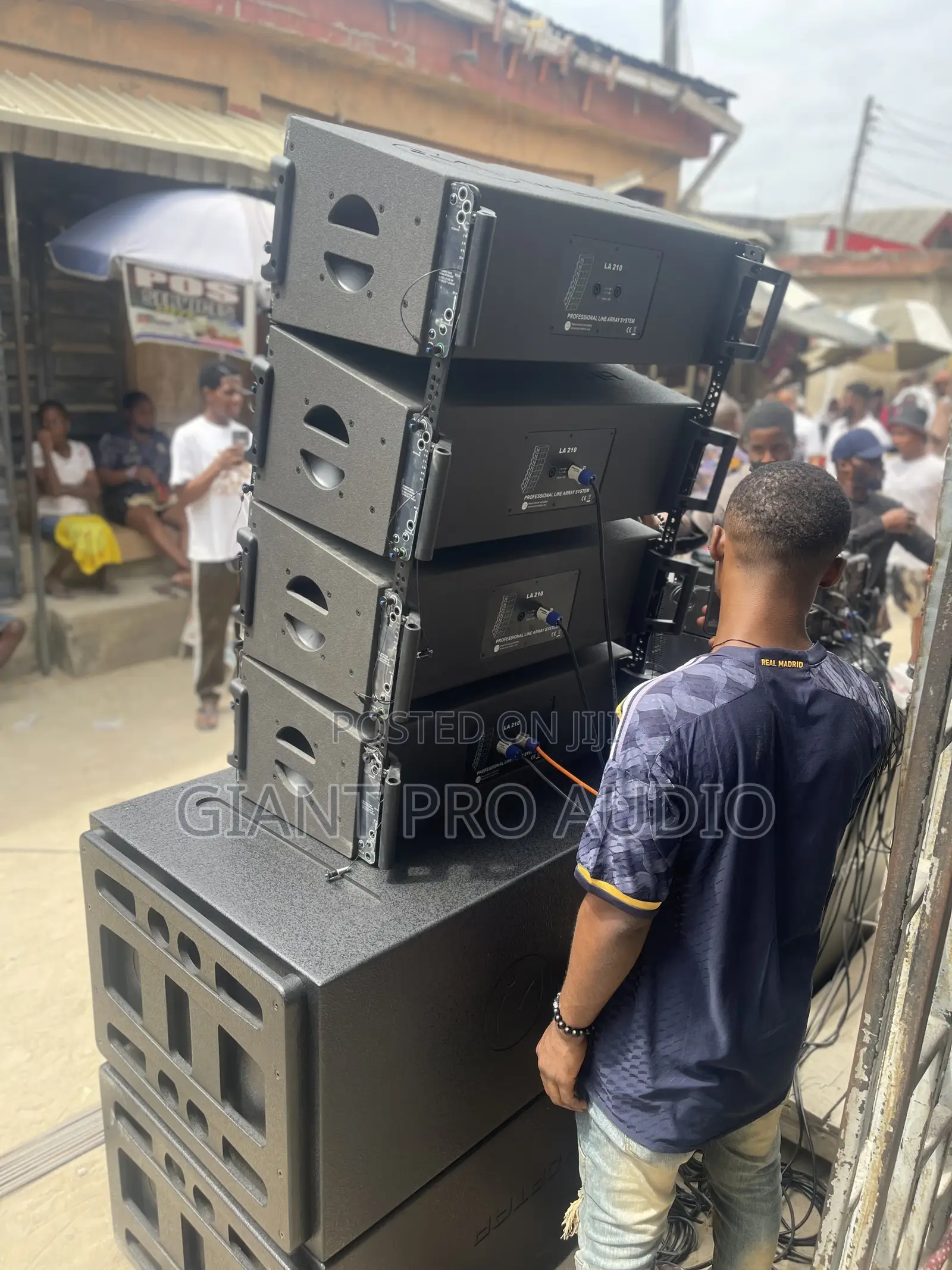 12 Inches Immortar Line Array Speaker and 18 Inches Immortar Subwoofer