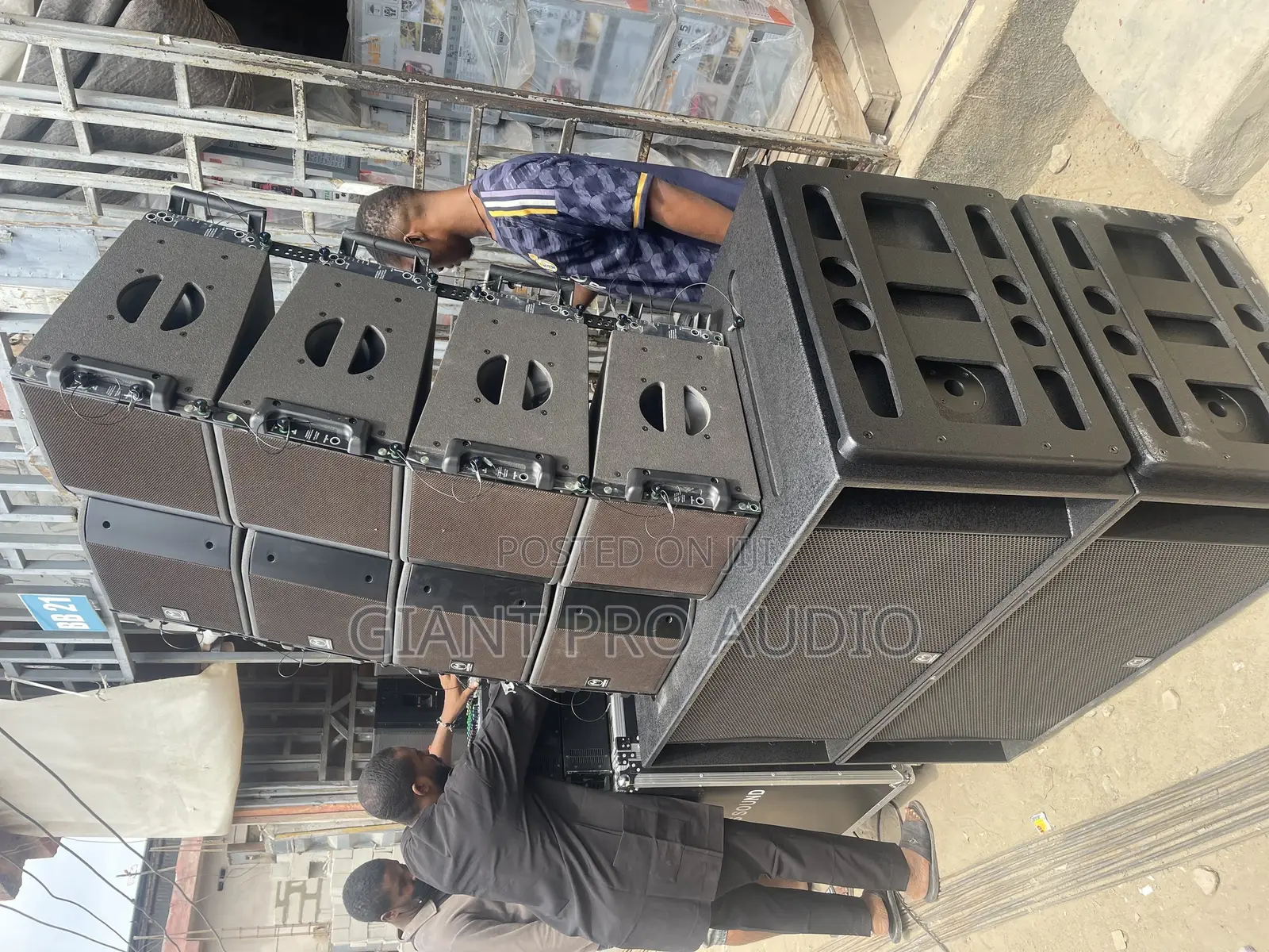 12 Inches Immortar Line Array Speaker and 18 Inches Immortar Subwoofer