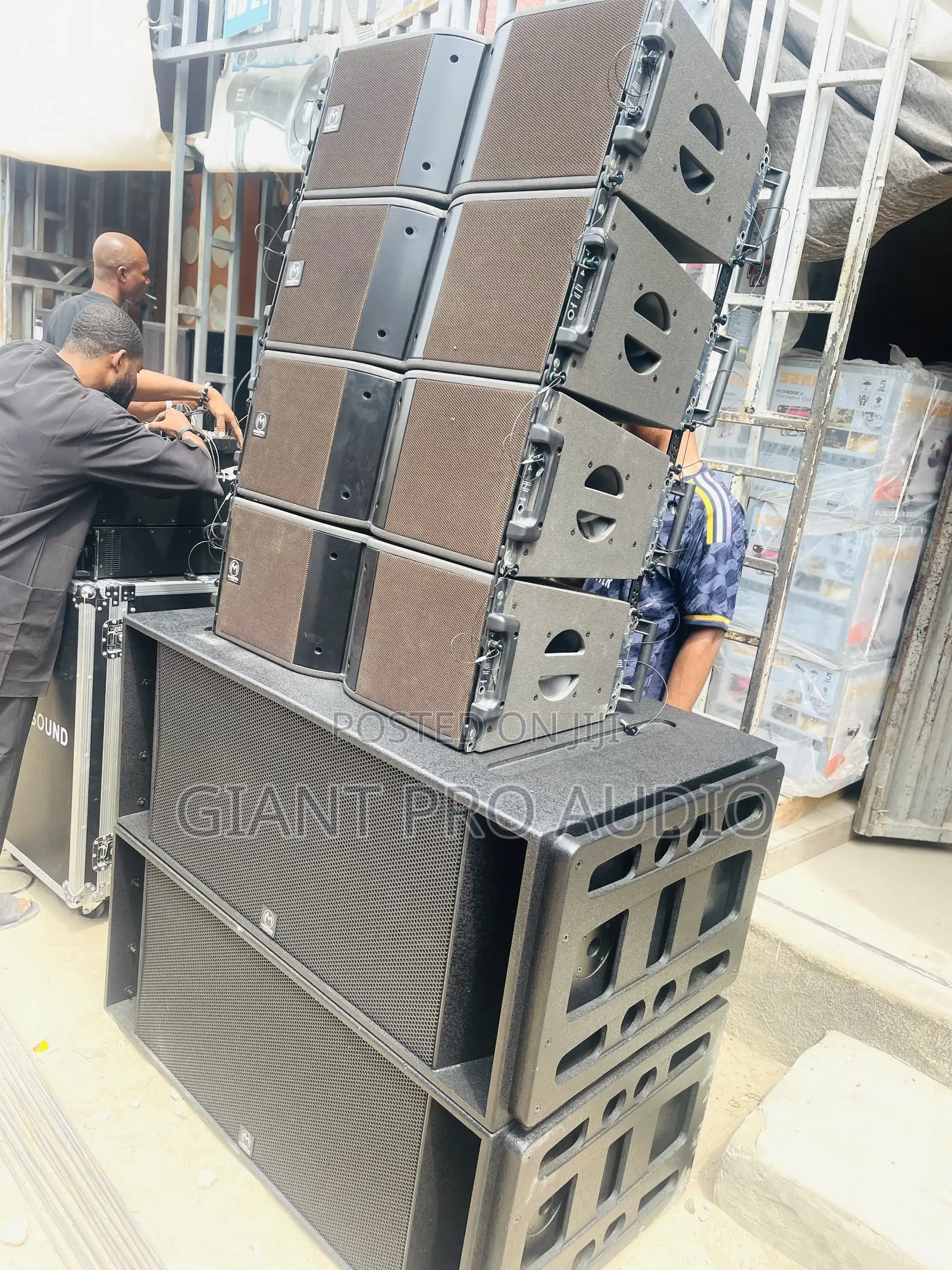 12 Inches Immortar Line Array Speaker and 18 Inches Immortar Subwoofer