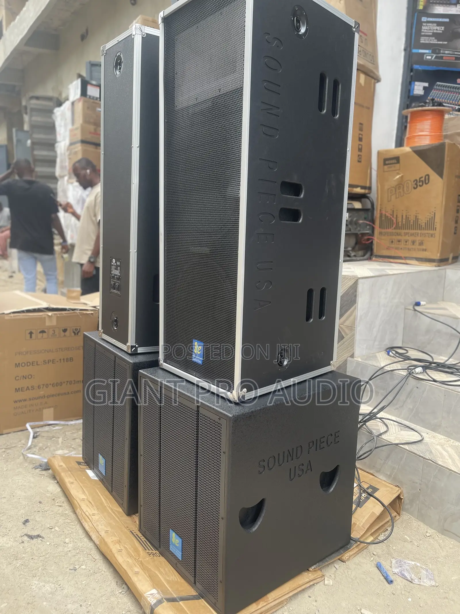 Soundpiece Full Range Speakers and Sound Piece Single Subwoofer