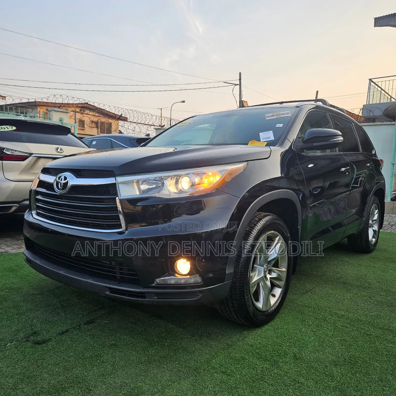 Toyota Highlander Limited Platinum 4dr SUV (3.5L 6cyl 6A) 2015 Black