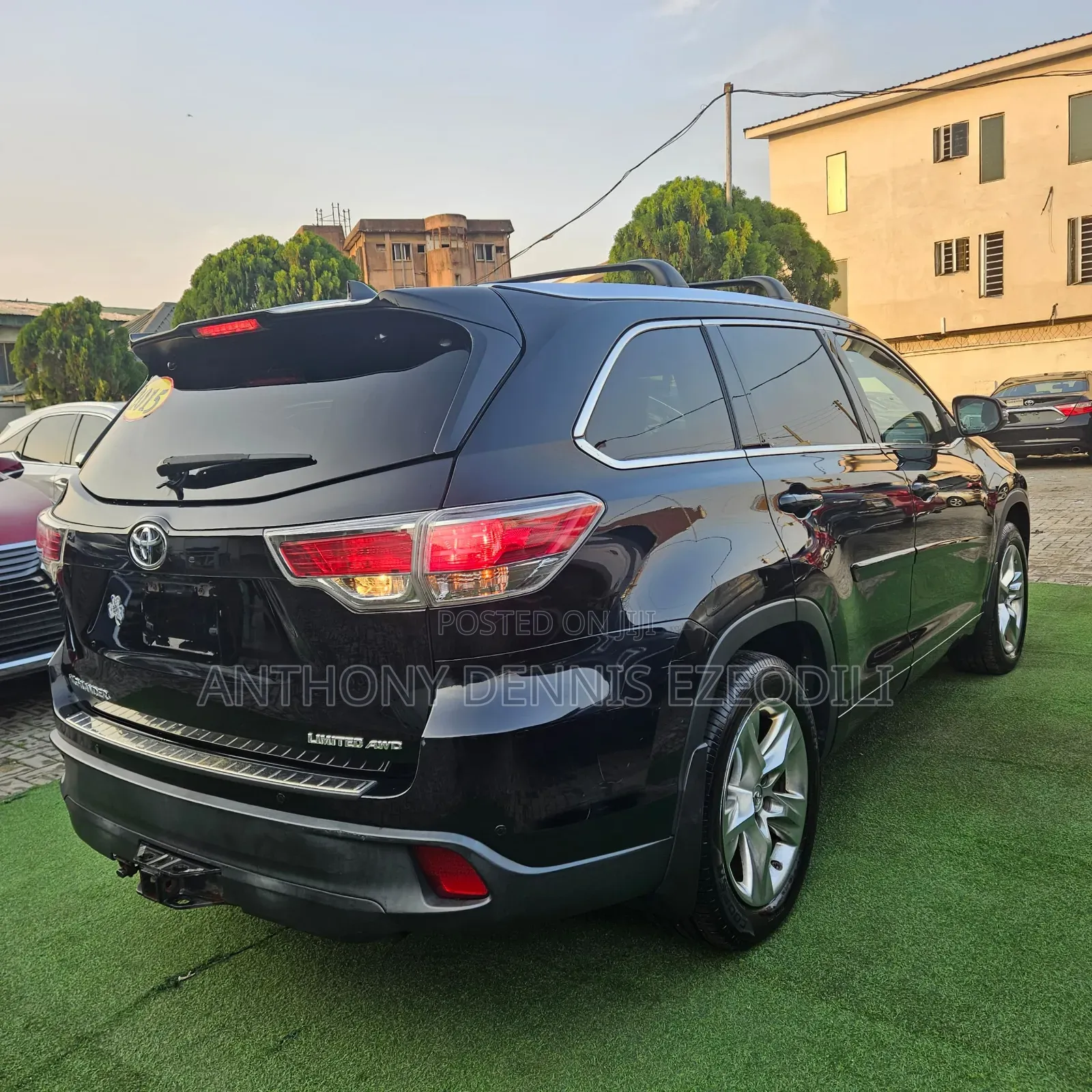 Toyota Highlander Limited Platinum 4dr SUV (3.5L 6cyl 6A) 2015 Black