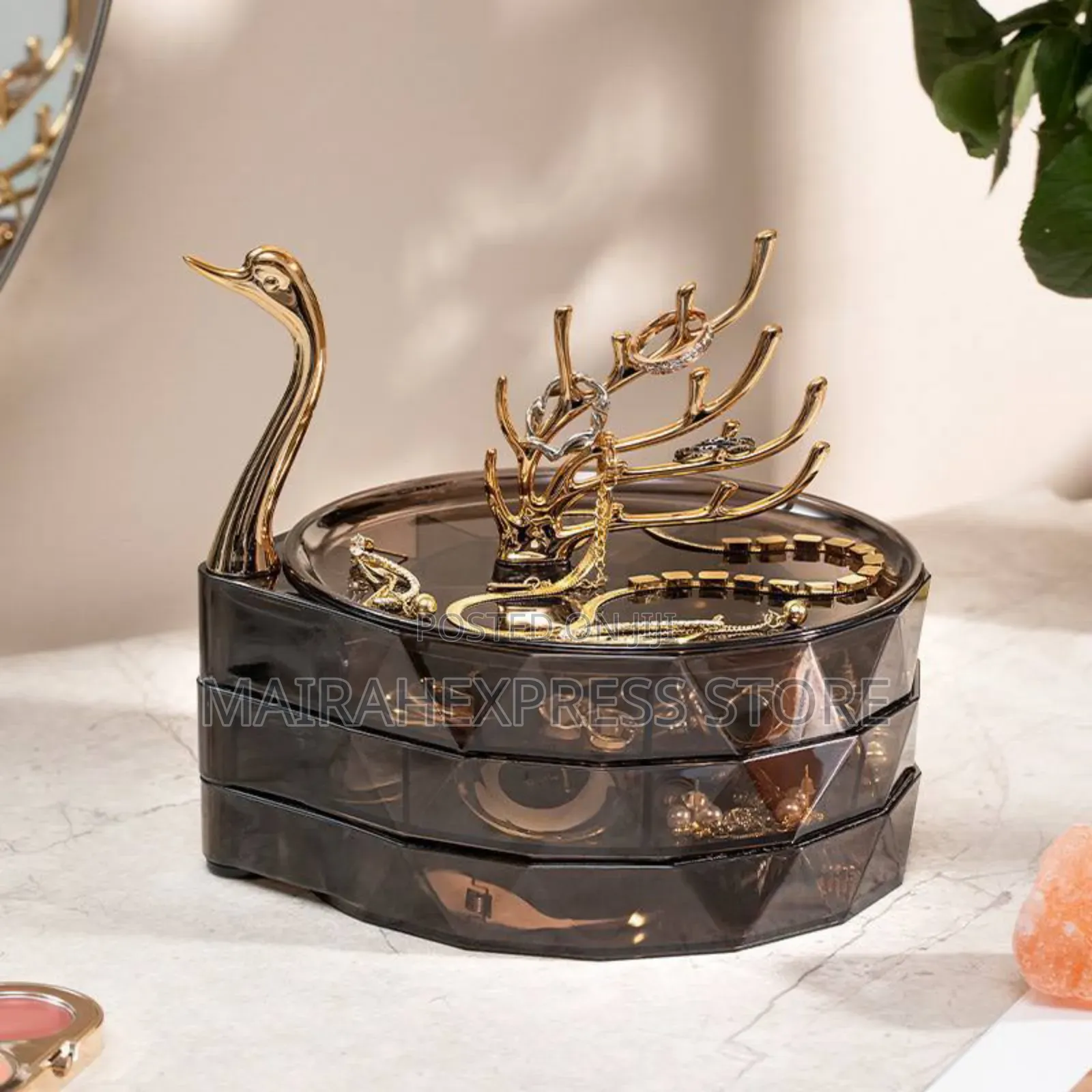 Swan Dream Jewelry Organizer Box