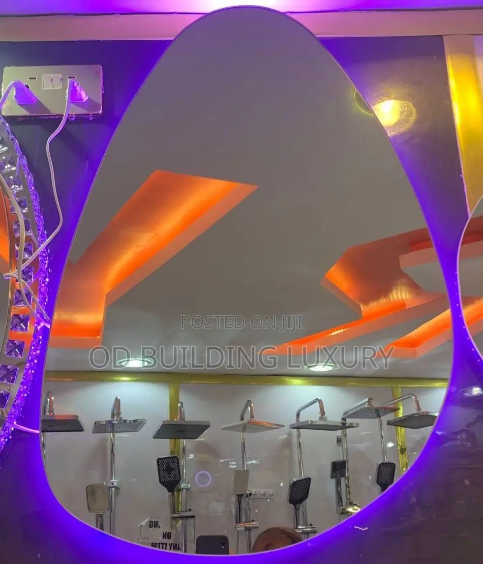 Modern Led-Illuminated Mirror.