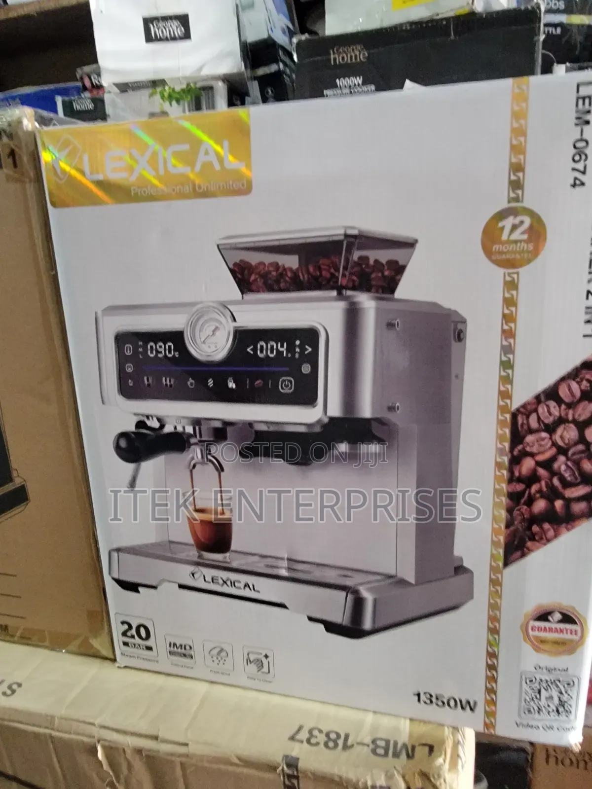 Multi-Function Espresso Maker 2in1 Lem-0674