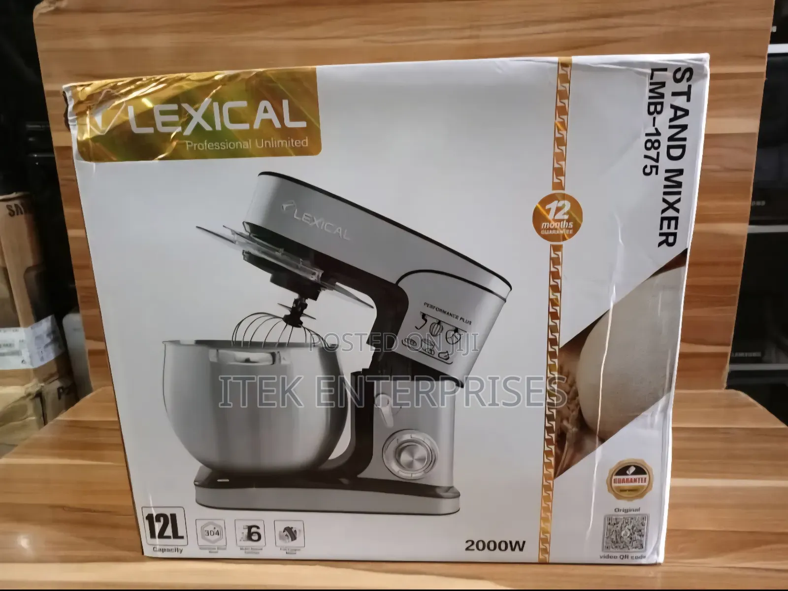Lexical 7 Litter Stand Mixer With Bowl LMB-1837