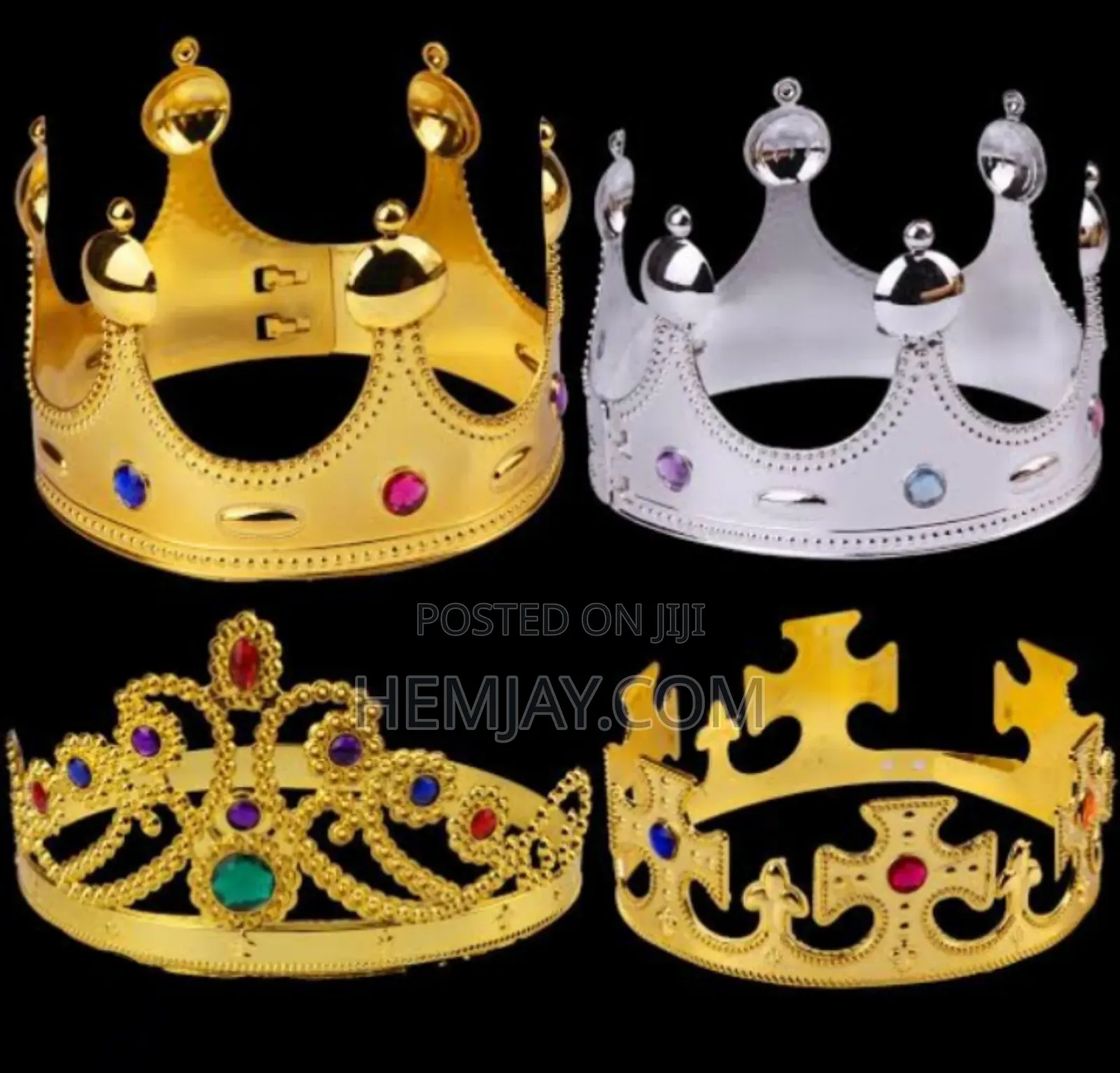 King and Queen Royal Crown Constume